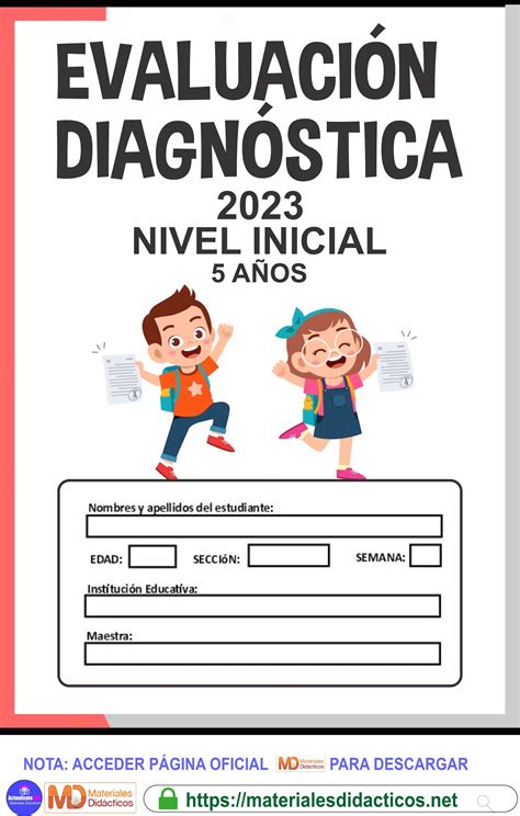 Evaluación Diagnóstica Inicial (5AÑOS) | Evaluacion diagnostica ...