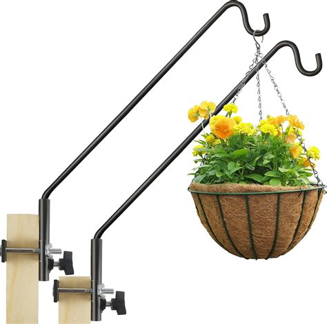 Urban Deco Extended Fence Deck Hook Rail Hook Heavy Duty Bird Feeder ...