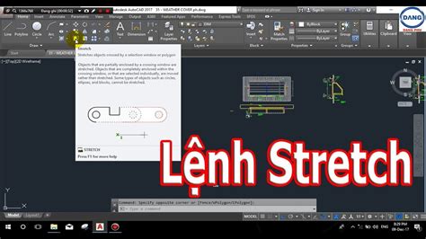 Stretch Long Control AutoCAD 的图像结果