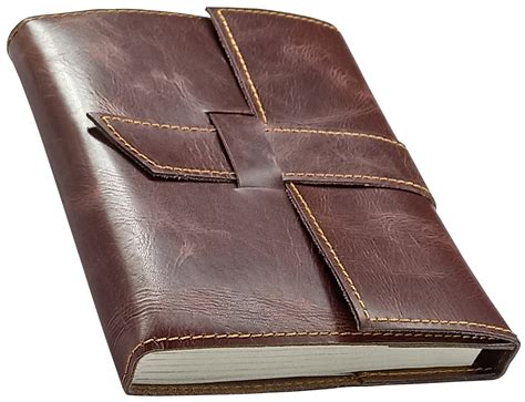 Rustic Town Leather Journal Writing Notebook - Handmade Leather Bound ...