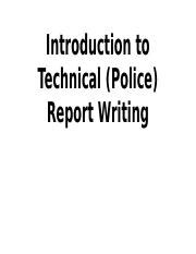 Image result for Police Report Writing Training