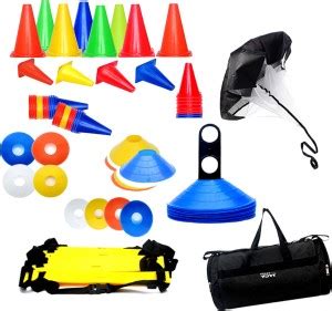DANIKA SEHGAL Marker Cone 18 Agility Ladder, Resistance Parachute,18 ...