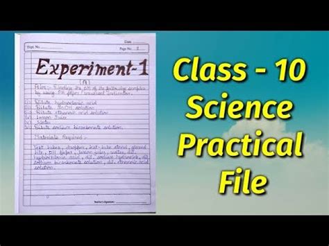 Image result for Class 10 Project File Science