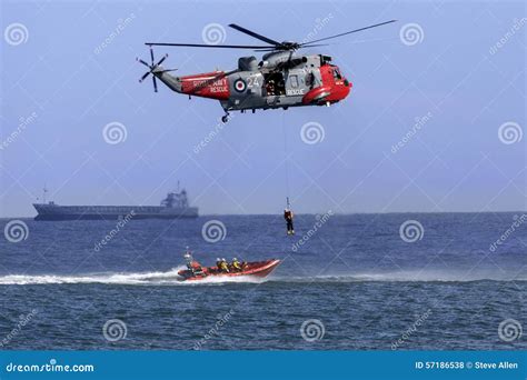 Search and Rescue Helicopter Editorial Stock Photo - Image of lift ...