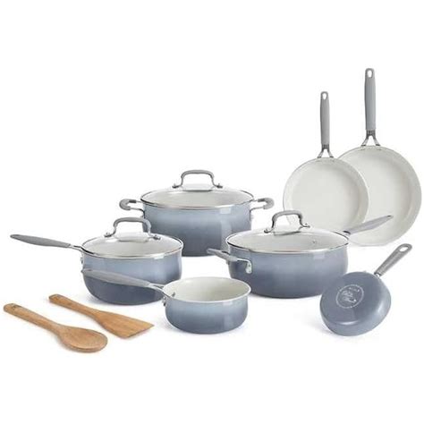 12-Piece Porcelain Enamel Ceramic Cookware Set in India | Ubuy