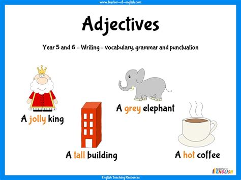 Adjectives - Year 5 and 6 | Teaching Resources