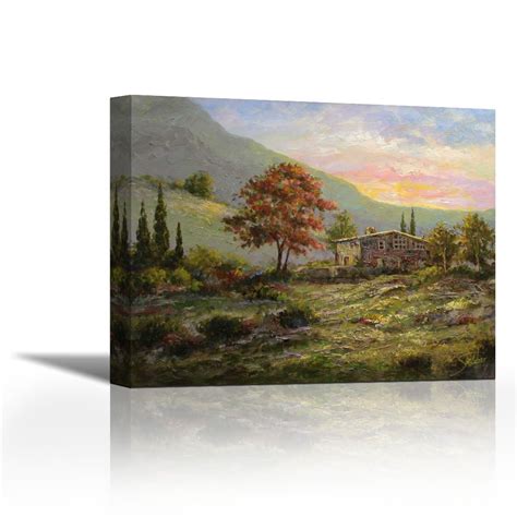 Karmakara Bathford Cottage - Fine Art Print on Fine Art Canvas ...