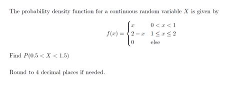 Image result for Probability Density Function of Continuous Random Variable