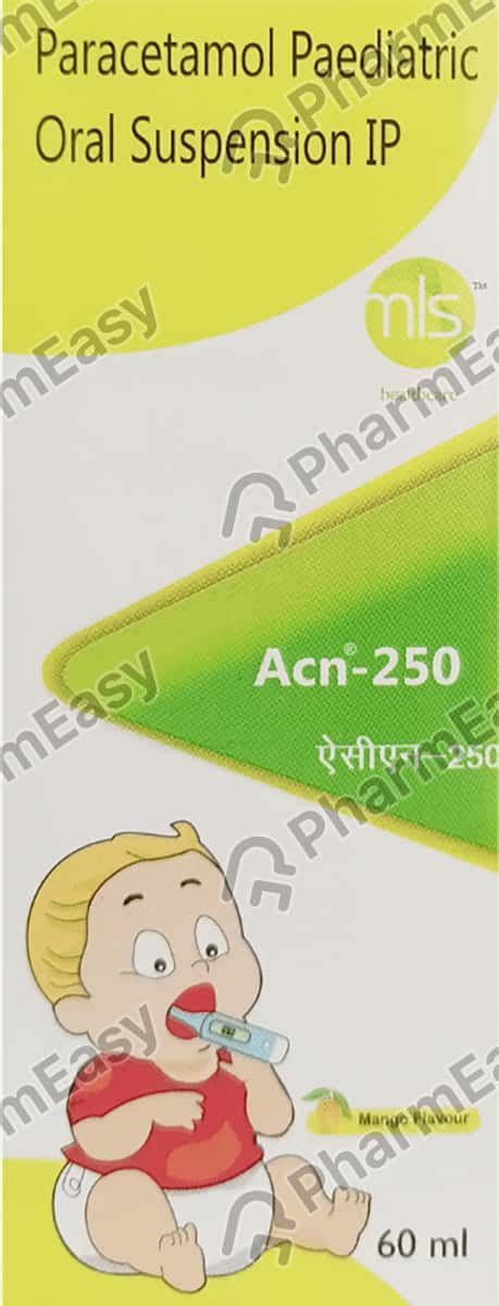 Buy Acn 250 MG/5ML Suspension (60) Online at Flat 15% OFF | PharmEasy