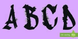 Volcanoes Display Lettering (teacher made) - Twinkl