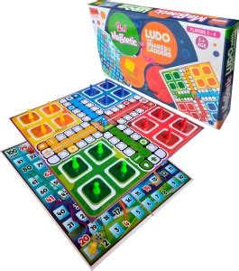 Pseudo 2 in 1 Magnetic Ludo Snakes & Ladders Game, All Time Favorite ...
