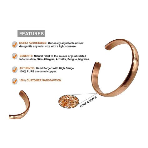 Health Benefits Of Wearing Pure Copper Bracelet, 50% OFF