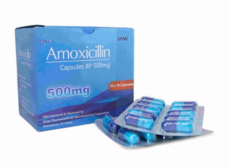 Amoxicillin Capsules BP 500 mg ( Blister ) | SPMC | State ...