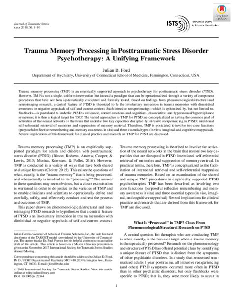 Image result for Trauma Memory Processing