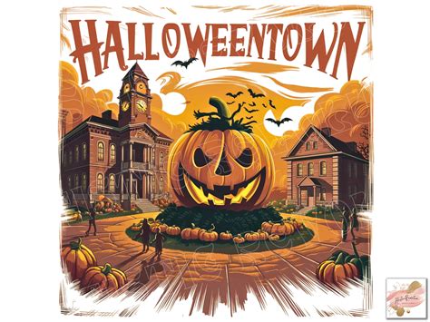 Halloween Png Pumpkin Halloweentown Png Graphic by Artistic Revolution ...