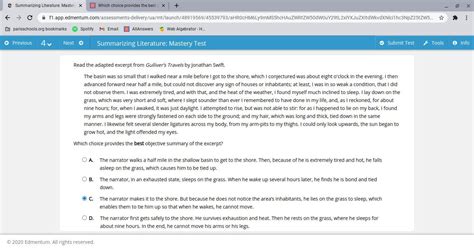 Which choice provides the best objective summary of the excerpt ...