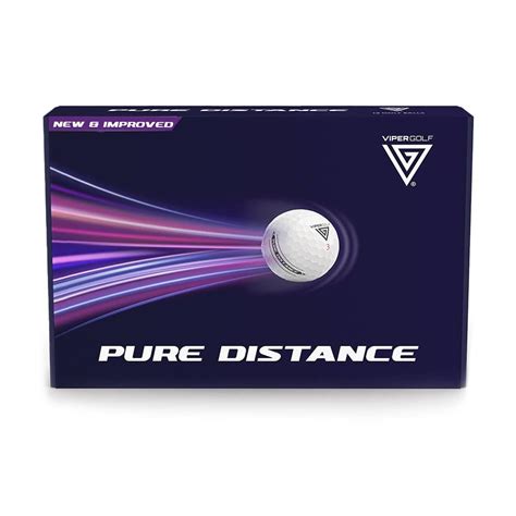 Buy VIPERGOLF Pure Distance Golf Balls - White (Pack of 12) Online at ...