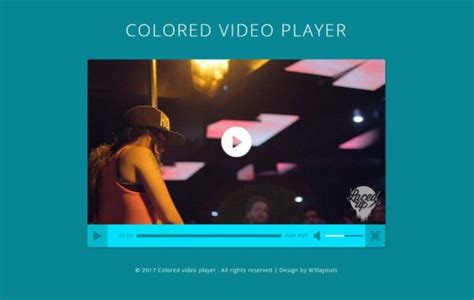 Image result for HTML Video Player Template
