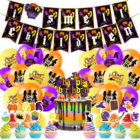Hocus Pocus Party Supplies Hocus Pocus Decorations with Halloween ...