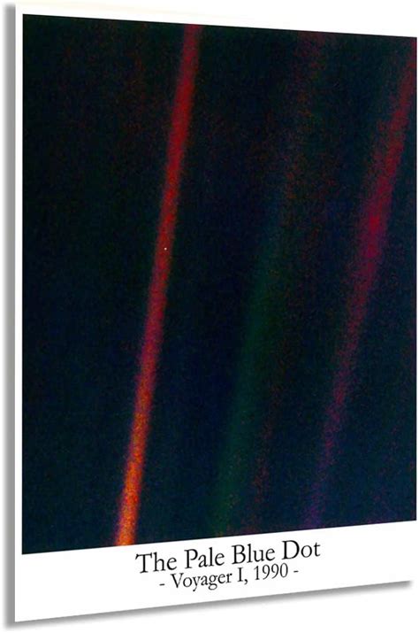 Wallbuddy The Pale Blue Dot Poster Print Astronomy Poster Science ...