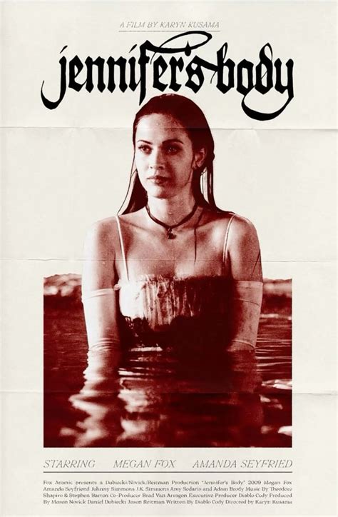 Jennifer’s Body poster | Jennifer's body, Poster vintage retro, Graphic ...