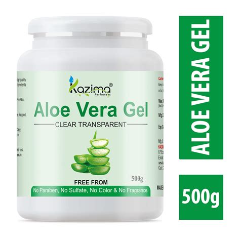 KAZIMA Aloe Vera Gel Raw - 100% Pure Natural Gel - Ideal for Skin, Face ...