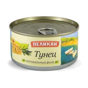 Консервы рыбные Пеликан Тунец натуральный филе - «Nitor splendens Pario ...