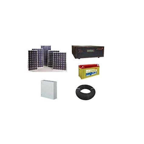 Rooftop Urja 500W Solar Battery System (2 250Wp Solar PV Module, MPPT ...
