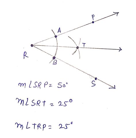 [Solved] Step 1 Draw a ray on your paper using a straightedge, and ...