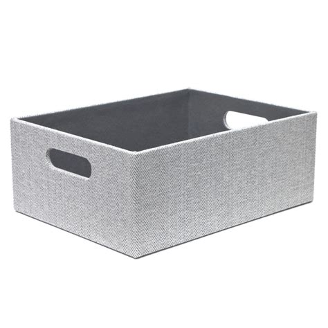 allen + roth Herringbone (14.25-in W x 5.5-in H x 10.69-in D) Gray ...