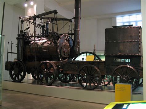 The world's oldest surviving steam locomotive. The Puffing Billy ...