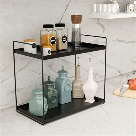 Sheet Metal Rack Storage | Kitchen Tier Standing Spice Rack – The Earth ...