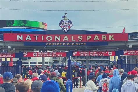 Washington Nationals Baseball Game Ticket at Nationals Park ...