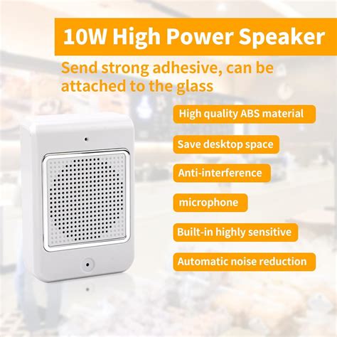 LiwCho Window Speaker Intercom System,Wired Dual-Way Window India | Ubuy