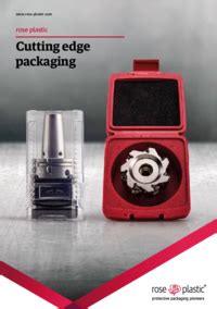 Packaging for cutting tools - rose plastic