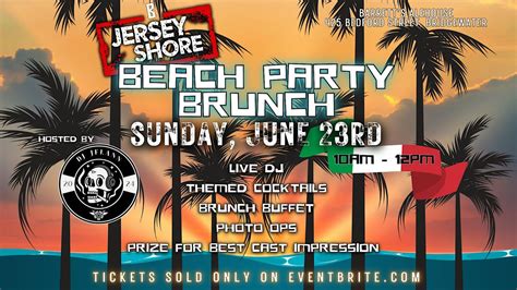Jersey Shore BEACH PARTY BRUNCH, Barrett's Alehouse Bridgewater, 23 ...