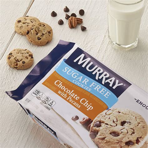 Murray Sugar Free Chocolate Chip Pecan Cookies 8.8 oz - Pack of 12 ...