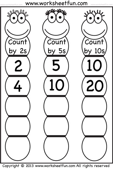 Math Worksheets For Grade 1 Skip Counting at Amelia Hardey blog