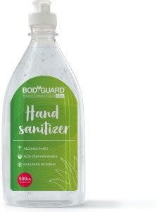 BodyGuard Alcohol Based with Aloe Vera - 500 ml Hand Sanitizer Bottle ...