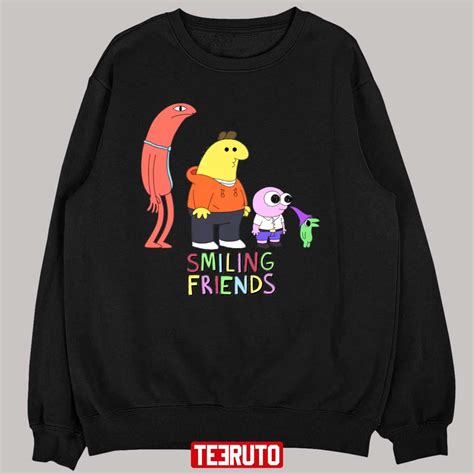 Smiling Friends All Smiling Friends Design Unisex T-shirt - Teeruto