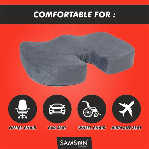 Samson Tailbone Support Coccyx Cushion - Relieve Tailbone Pain - SAMSON ...