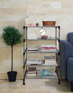 Philoshop Metal-Bookshelf Metal Open Book Shelf Price in India - Buy ...