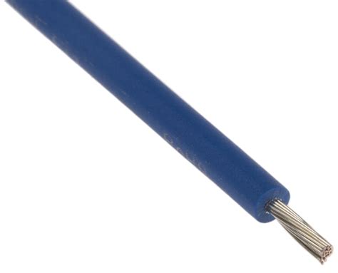 4160314 Lapp | Lapp Blue 1 mm² Hook Up Wire, 17 AWG, 100m, PVC ...
