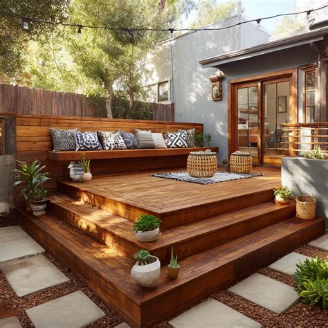 21 Ground Level Deck Ideas: Backyard Bliss
