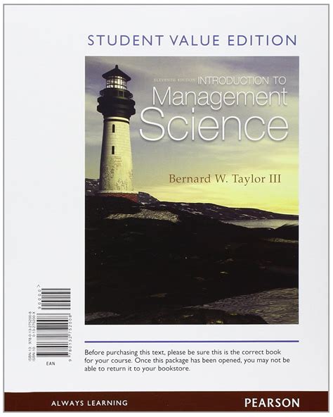 Buy Introduction to Management Science Book Online at Low Prices in ...