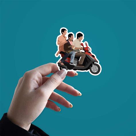 3 Idiots Sticker
