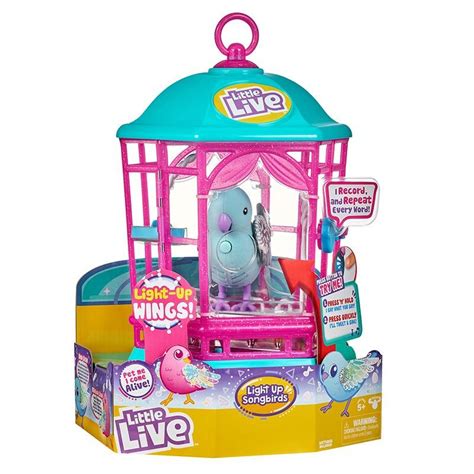 Buy Little Live Pets S9 Bird With Cage - Snow Gleam Online at Best ...