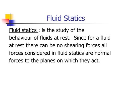 Fluid Statics Explained 的图像结果
