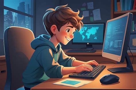 Image result for Computer Learning Cartoon
