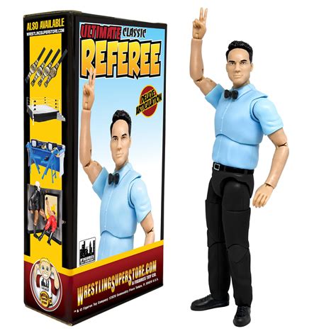 Ultimate Classic Referee With Deluxe Articulation For Wrestling Action ...